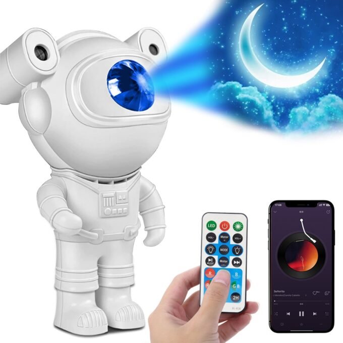Astronauta Proyector Con Parlante Bluetooth