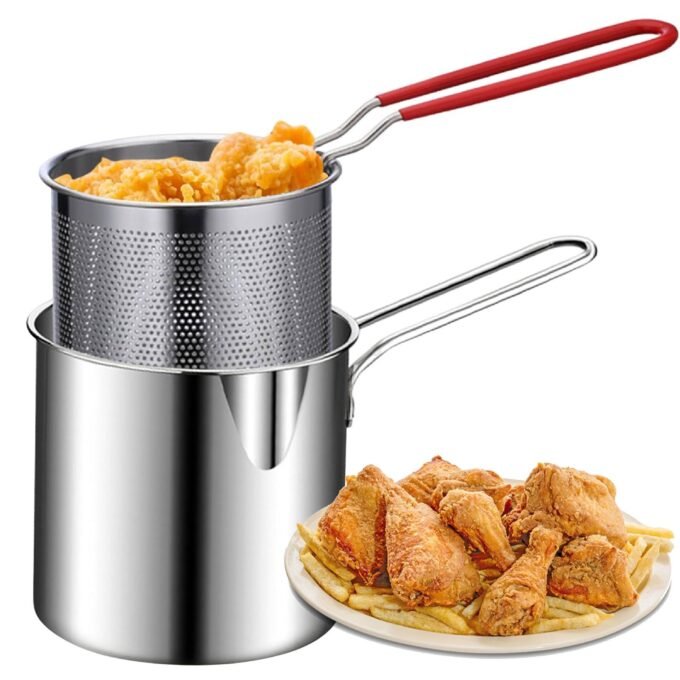 Olla Freidora Profunda 1200ml con Canasta